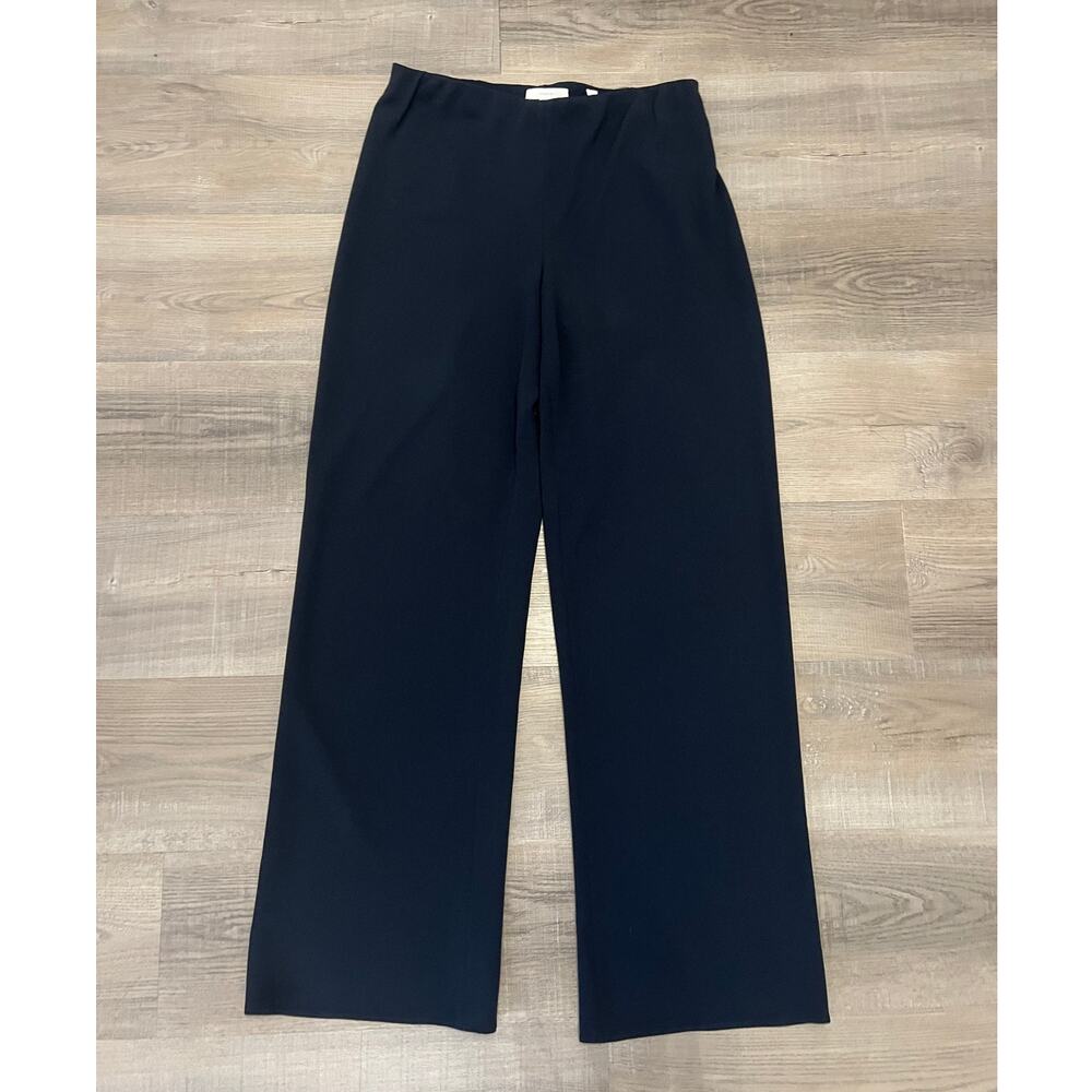 Vince. Colette High-rise Black Wide Leg Pants